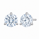 Kwiat Platinum Round Brilliant Diamond Stud Earrings | 4.02 CTW