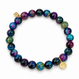 Sydney Evan Tiny Happy Face Beaded Bracelet