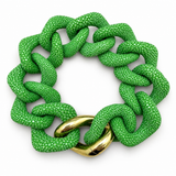 Salima Thakker Elementals Stingray Bracelet in Spring Green