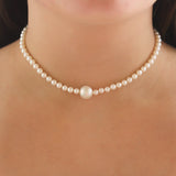 Mizuki 15.25" Fresh Water Pearl Knotted Necklace