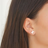 XO Signature Diamond Stud Earrings