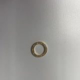 14ky DIA circle clasp