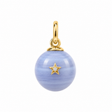 Devon Woodhill Blue Lace Agate Morning Star Charm - Be On Park