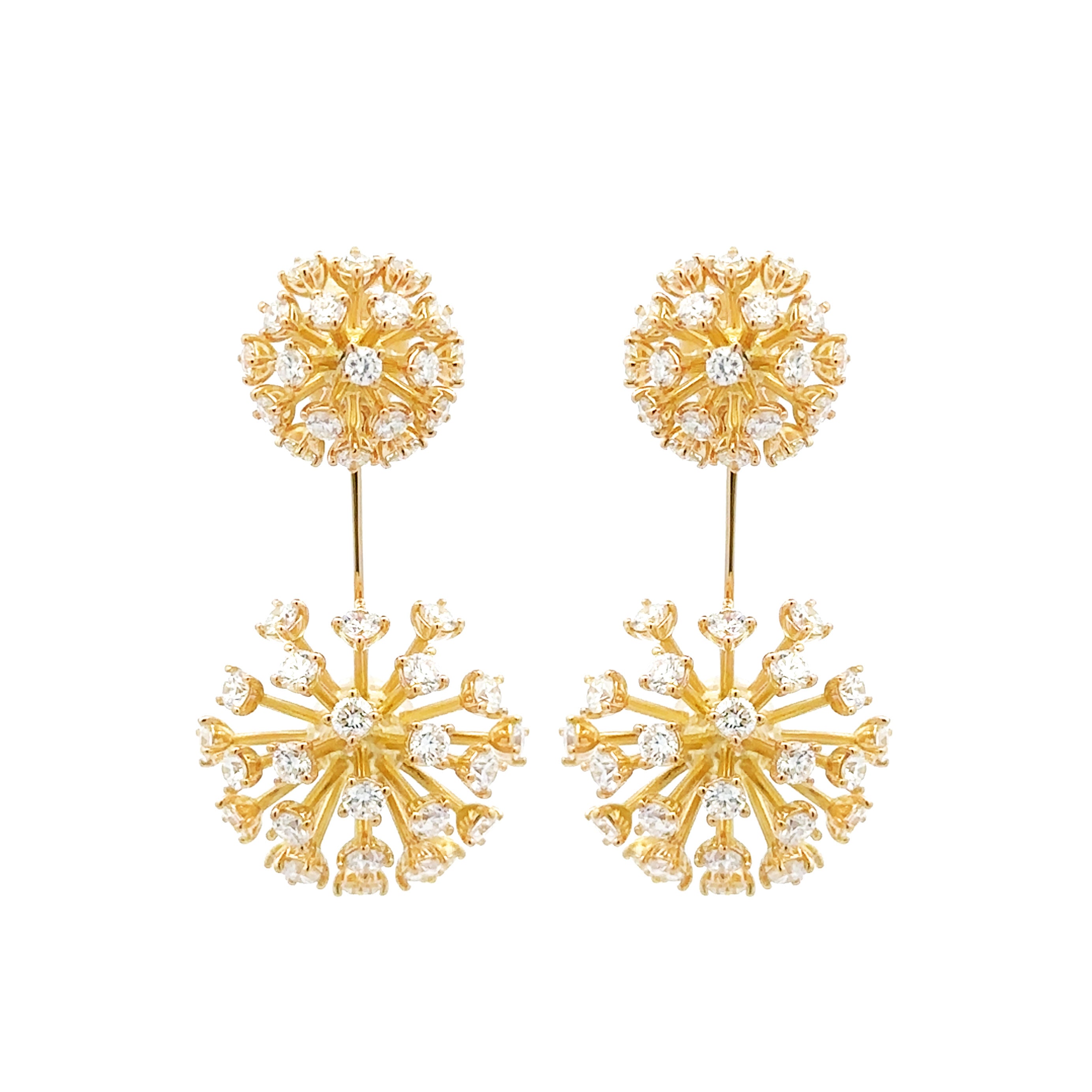 Roberto Coin Dandelion Dangling Earrings - Be On Park