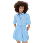 Secular Eloise Cotton Dress in French Blue - Be On Park