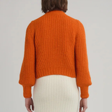 Eleven Six Sara Cardi Sweater in Tangerine