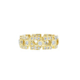 Sethi Couture Wide Link Diamond Band