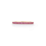 Kwiat Pink Sapphire Slim Stackable Band Size 6