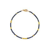 Sethi Couture Noir Black Diamond and Gold Bracelet