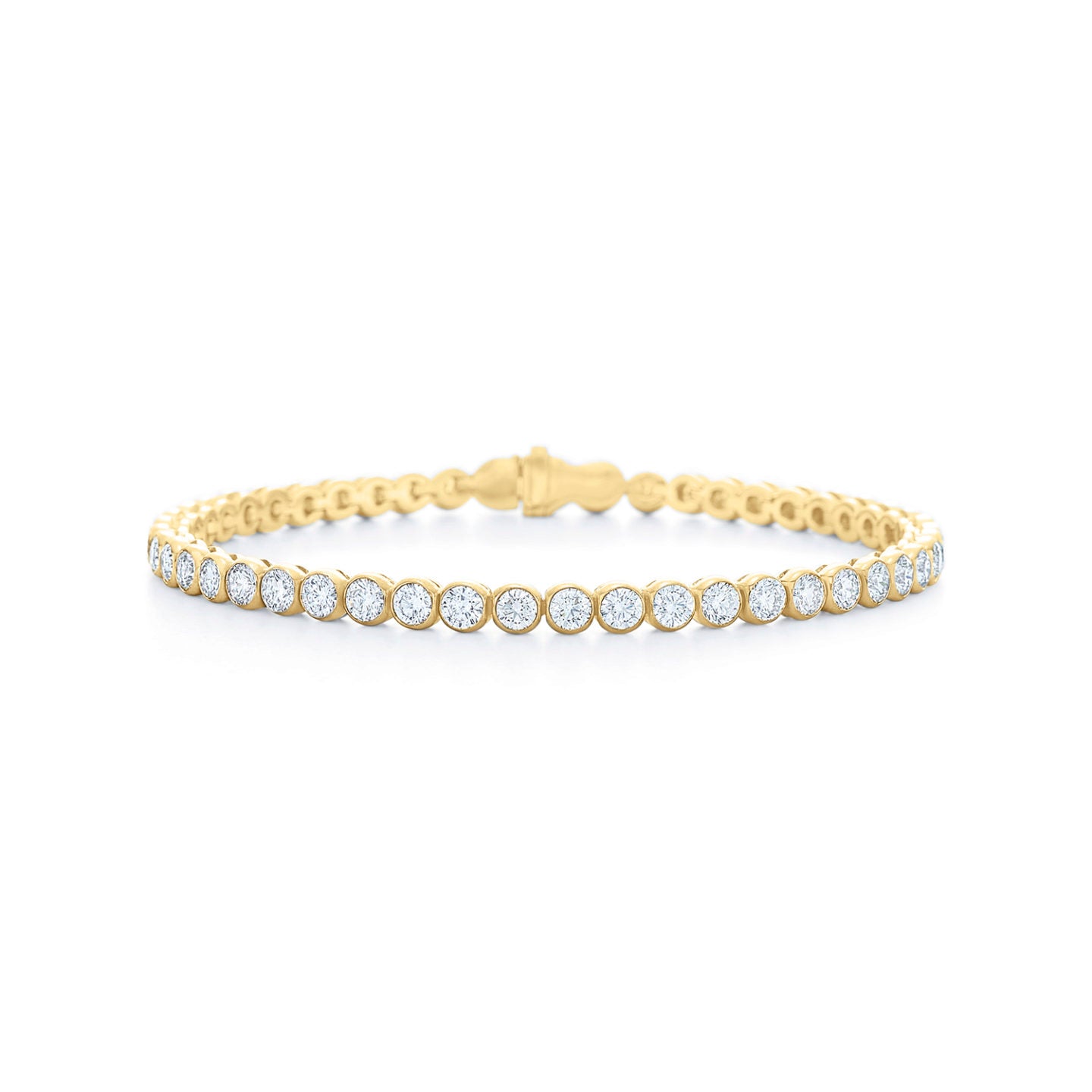 Kwiat 2.85ctw Diamond Riveria Bezel Set Line Bracelet - Be On Park