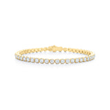 Kwiat 2.85ctw Diamond Riveria Bezel Set Line Bracelet - Be On Park
