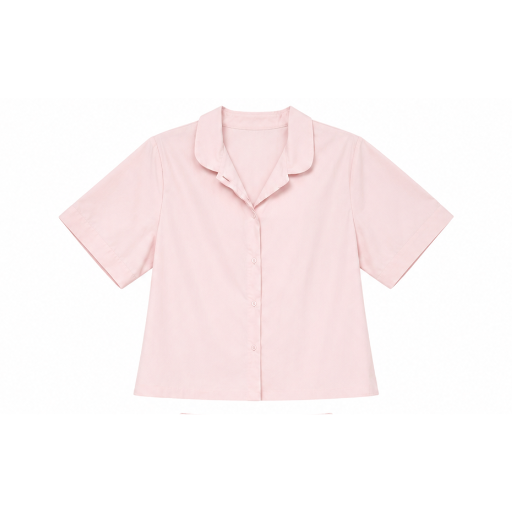 Les Filles d'Ailleurs Pink Button Up Top - Be On Park