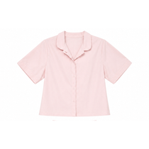 Les Filles d'Ailleurs Pink Button Up Top - Be On Park