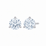 Kwiat Platinum Round Brilliant Diamond Stud Earrings | 1.40 CTW