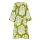 Maison Marigold Doha Kaftan in Green Bouquet - Be On Park