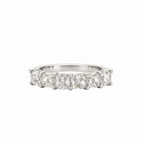Daniella Design Platinum Radiant Cut Diamond Band