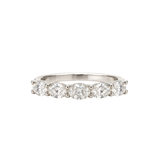 Daniella Design Platinum Oval Diamond Band