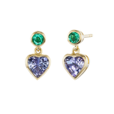Emily P. Wheeler Blue Heart Earrings - Be On Park