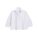 Frank & Eileen Gabi Popover Shirt in White - Be On Park