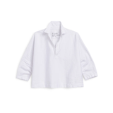 Frank & Eileen Gabi Popover Shirt in White - Be On Park
