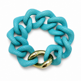 Salima Thakker Elementals Stingray Bracelet in Turquoise
