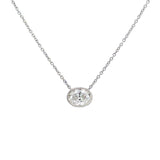 Nader Kash Oval Diamond Pendant