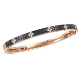 Roberto Coin Love in verona black & white diamond bangle