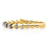 Oscar Heyman Cornucopia gold, platinum, and diamond bracelet - Be On Park