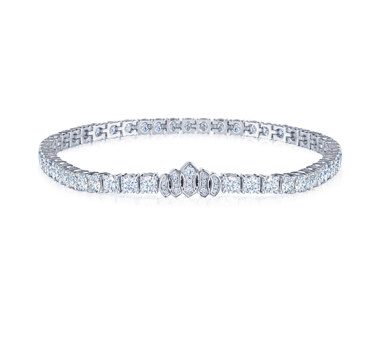Kwiat Platinum 2.01CTW Diamond Tiara Line Bracelet - Be On Park