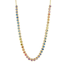 Penny Preville Rainbow Sapphire Tennis necklace - Be On Park