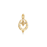 Temple St. Clair Horseshoe Pendant with Diamonds - Be On Park