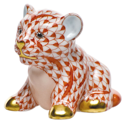 Herend Rust Little Tiger Cub - Be On Park