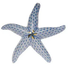 Herend Blue Medium Starfish - Be On Park