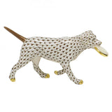 Herend Chocolate Frisbee Dog