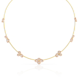 Paul Morelli Forget Me Not Single Wire Necklace with Diamond