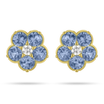 Paul Morelli Wild Child Blue Sapphire and Diamond Studs - Be On Park