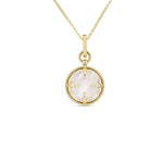 Roberto Coin VENETIAN MEDALLIONS MEDIUM Mother of pearl PENDANT NECKLACE - Be On Park