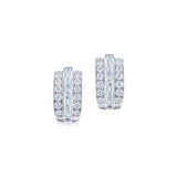 Kwiat Cascade Linear Diamond Huggie Earrings