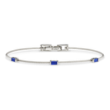 Paul Morelli Baguette Cut Blue Sapphire Bracelet