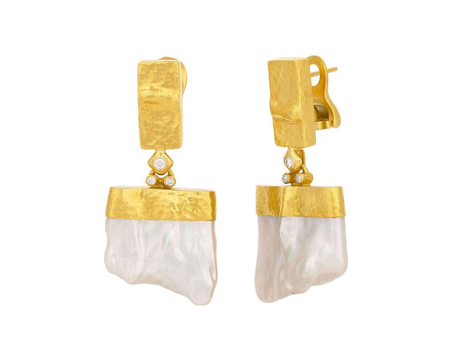 Gurhan One-of-a-Kind Petal Pearl Earrings - Be On Park