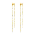 Classic Gigi Clozeau Dancing Earrings - White - Be On Park