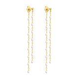 Classic Gigi Clozeau Dancing Earrings - White - Be On Park