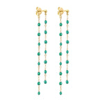 Classic Gigi Clozeau Dancing Earrings, Emerald - Be On Park
