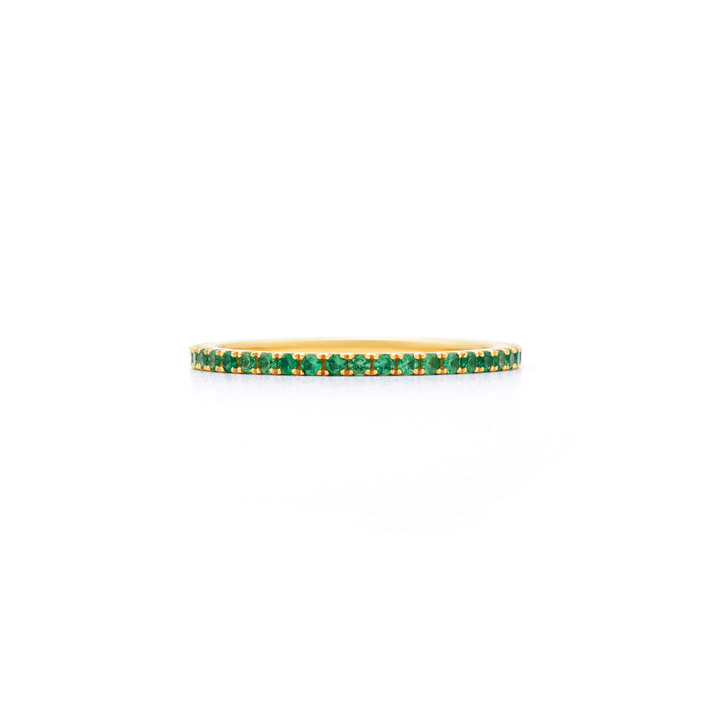 Kwiat Tsavorite Slim Stackable Band - Be On Park