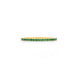 Kwiat Tsavorite Slim Stackable Band