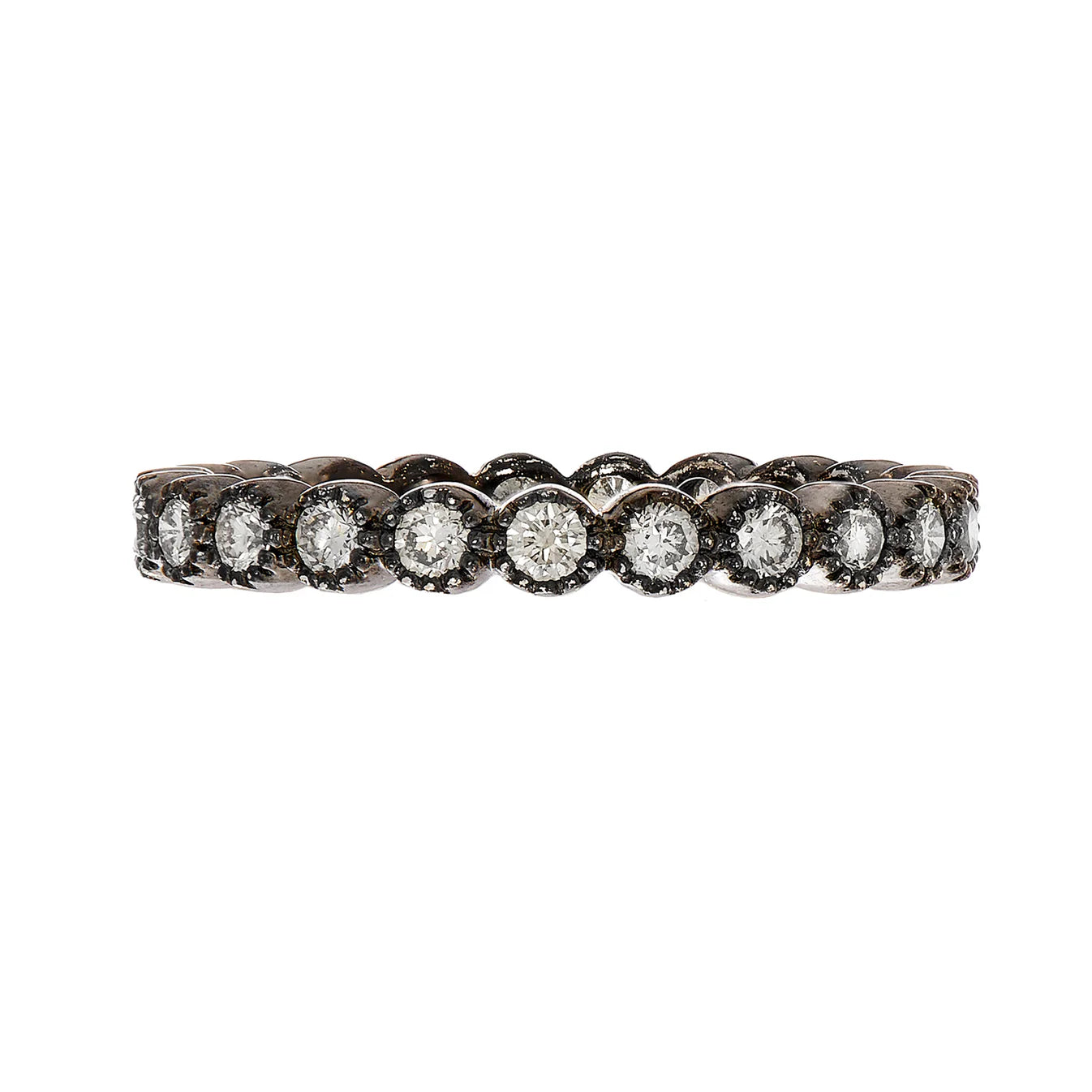 Sethi Couture White Diamond Bezel Band - Be On Park