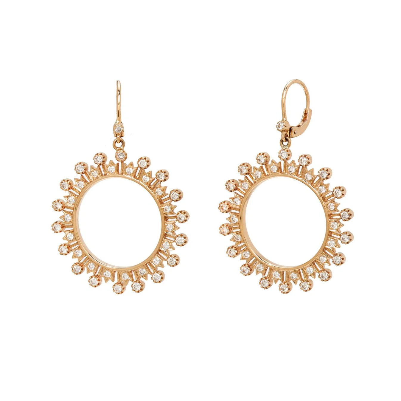Sethi Couture Rani White Diamond Earrings - Be On Park