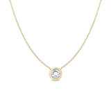 Roberto Coin Single Bezel Diamond Necklace - Be On Park