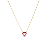 Roberto Coin Diamond and Ruby Reversible Heart Necklace - Be On Park