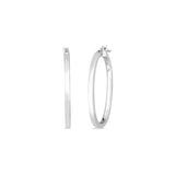 Roberto Coin Medium Oval Hoop Earrings